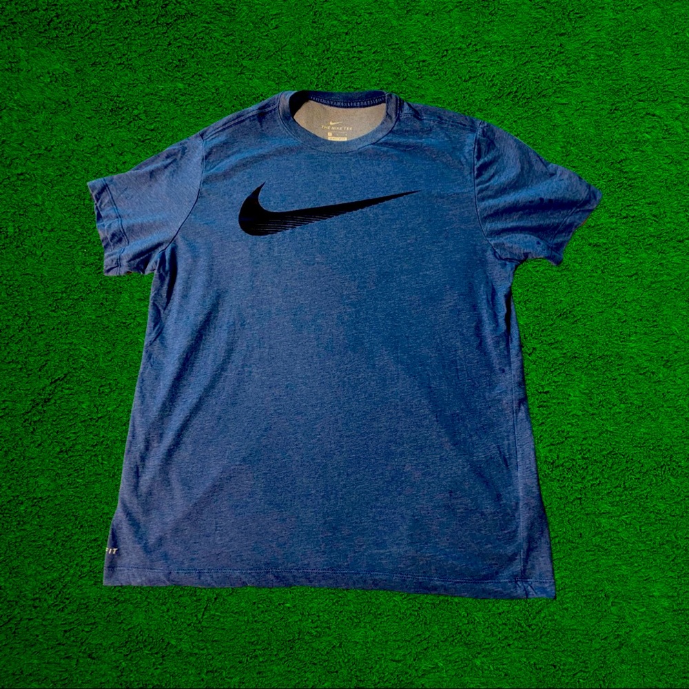 THE NIKE TEE | DRI-FIT | LG | BLUE